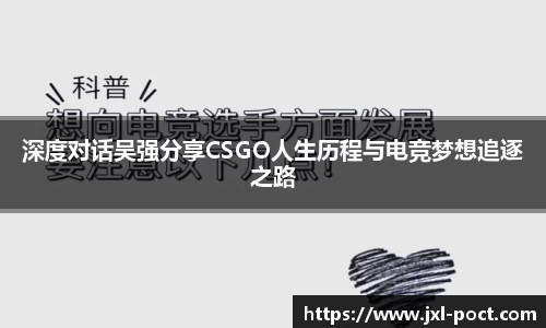 深度对话吴强分享CSGO人生历程与电竞梦想追逐之路